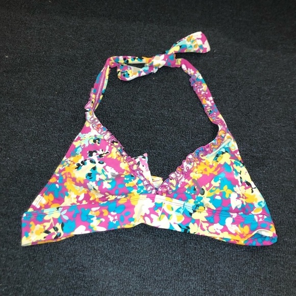 ANA A New Approach Black & Multi-Colored Floral Bikini Size 10 - Picture 2 of 13